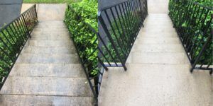 Concrete Steps Pressure Washing Ashburn