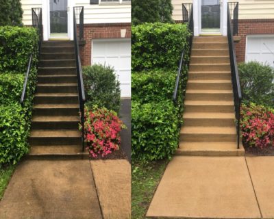 BA-Concrete-Steps-pressure washing leesburg